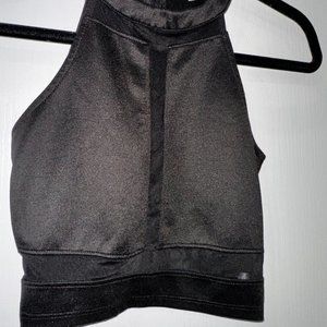 Monteau Los Angeles Black Crop Top